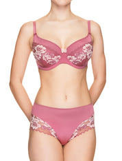 Lauma, Pink Half Padded Bra, On Model Front, 73H40