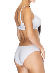 Lauma, White Low Waist Panties, On Model Back, 15B59