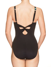 Lauma, Black Swimwear Swimsuit, On Model Back, 75H80