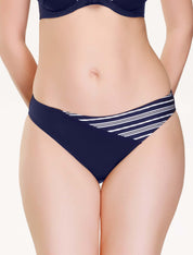 Lauma, Blue Bikini Panties, On Model Front, 75J50