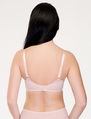 Lauma, Light Pink Half-padded Bra, On Model Back, 78J40