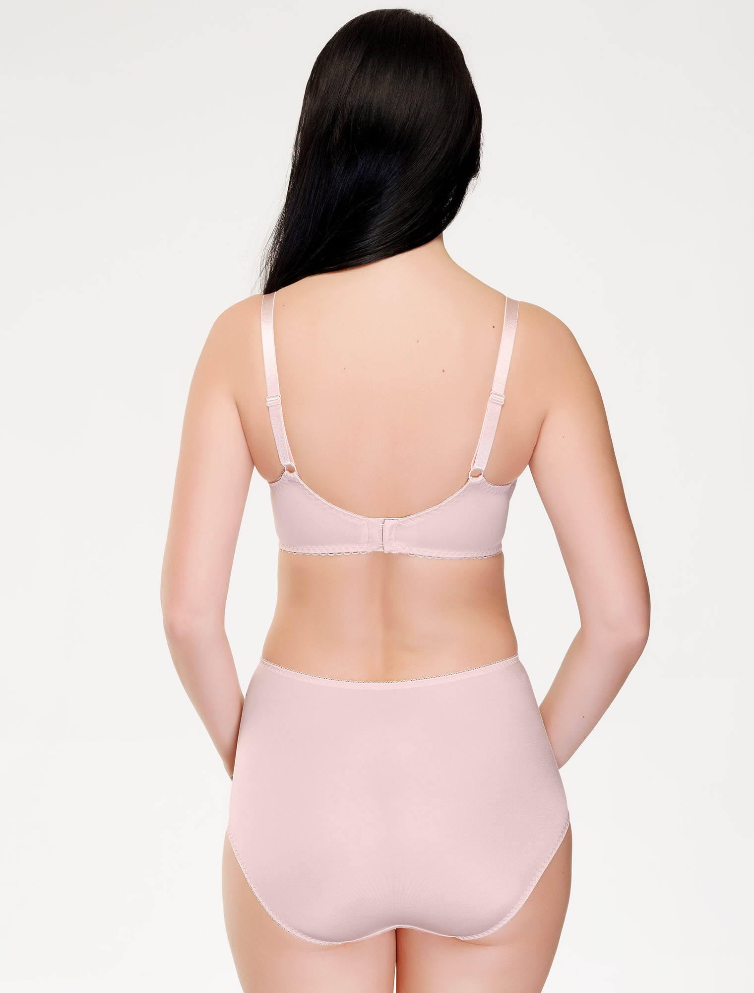 Lauma, Light Pink Half-padded Bra, On Model Back, 78J40