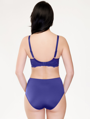 Lauma, Blue Non-Padded Bra, On Model Back, 79J20
