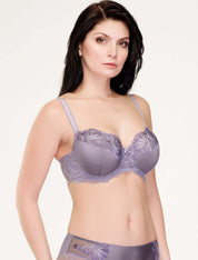 Lauma, Light Violet Half Padded Bra, On Model Front, 79J40