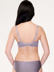 Lauma, Light Violet Half Padded Bra, On Model Back, 79J40
