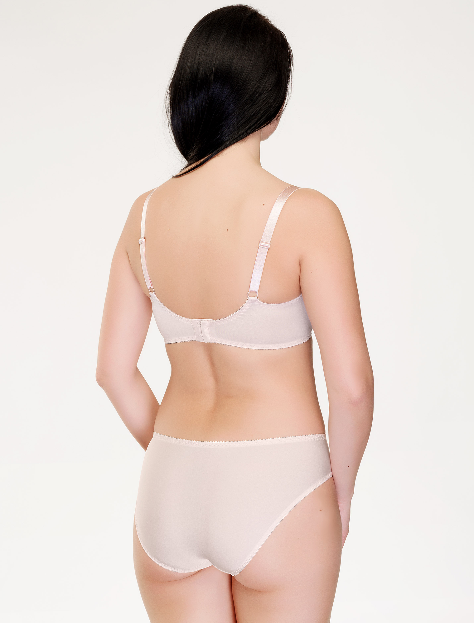Lauma, Light Pink Underwired Bra, On Model Back, 87J20