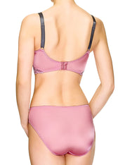 Lauma, Pink Underwired Half-Padded Bra, On Model Back. 88H40