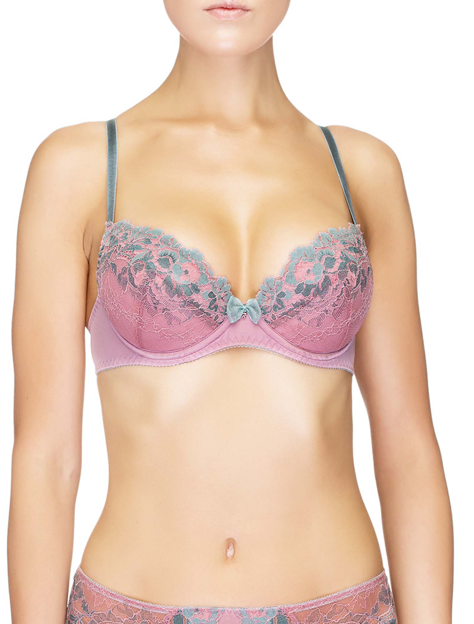 Lauma, Lilac Push-Up Bra, On Model Front, 91H10