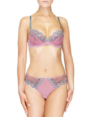 Lauma, Lilac Push-Up Bra, On Model Front, 91H10
