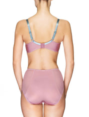 Lauma, Lilac Underwired Bra, On Model Back, 91H20