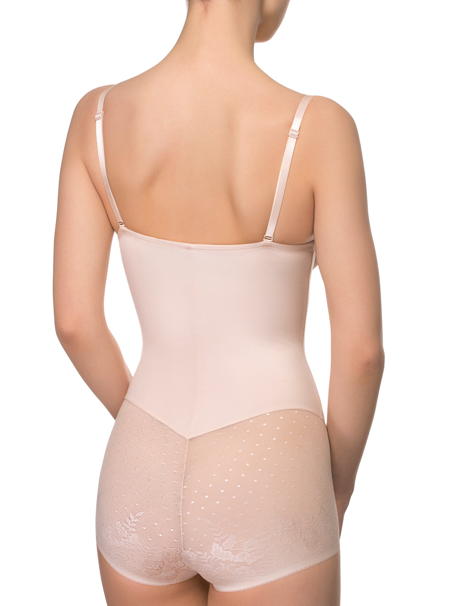 Lauma, Nude Shapewear Bodysuit, On Model Back, 93B80