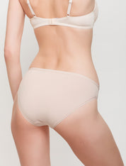 Lauma, Nude Sleek Mid Waist Panties, On Model Back, 94J50