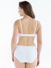 Lauma, White Molded Push-up T-Shirt Bra, On Model Back, 99580