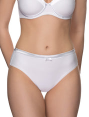 Lauma, White High Waist Panties, On Model Front, 99C41