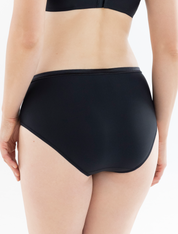 Lauma, Black High Waist Panties, On Model Back, 99C41