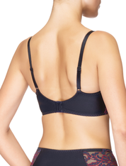 Lauma, Blue Padded Bra, On Model Back, 99H30