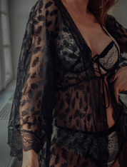 Charming Lace Dressing Gown