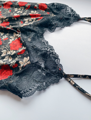 Lauma, Printed Pyjama Top, Front, 10N80