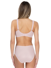 Lauma, Light Pink Non-padded Underwired Bra, On Model Back, 02131