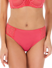 Lauma, Pink Mid Waist Panty, On Model Front, 02L52