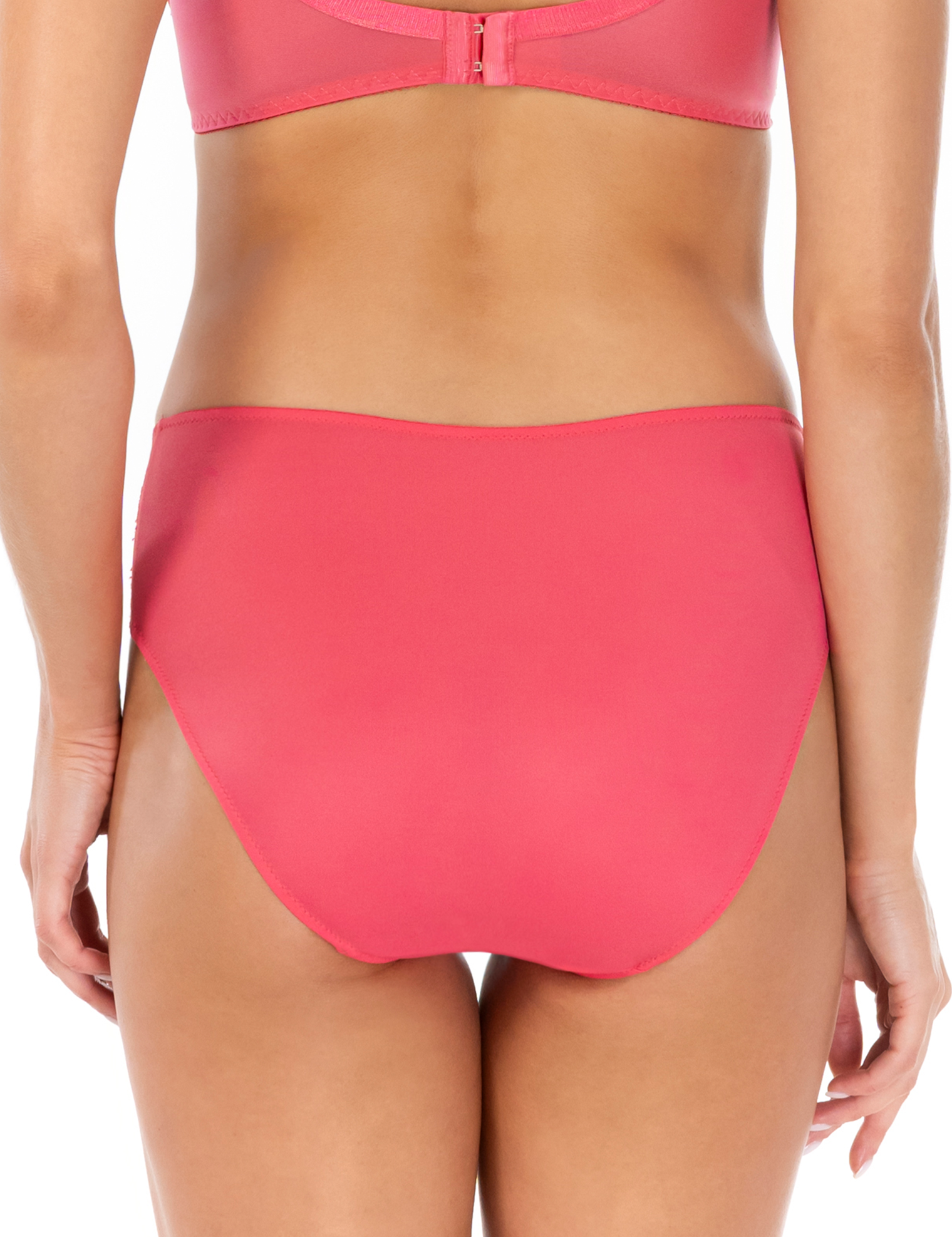 Lauma, Pink Mid Waist Panty, On Model Back, 02L52