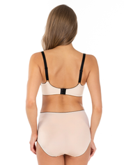 Lauma Lingerie, Ivory Lingerie Set, With Lace, On Model Back, 03L40, 03L51