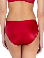 Lauma, Red Mid Waist Panty, On Model Back, 11L50