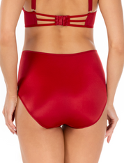 Lauma, Red High Waist Panty, On Model Back, 11L51