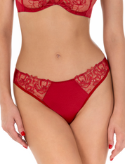 Lauma, Red Strind Panty, On Model Front, 11L60