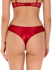 Lauma, Red Strind Panty, On Model Back, 11L60