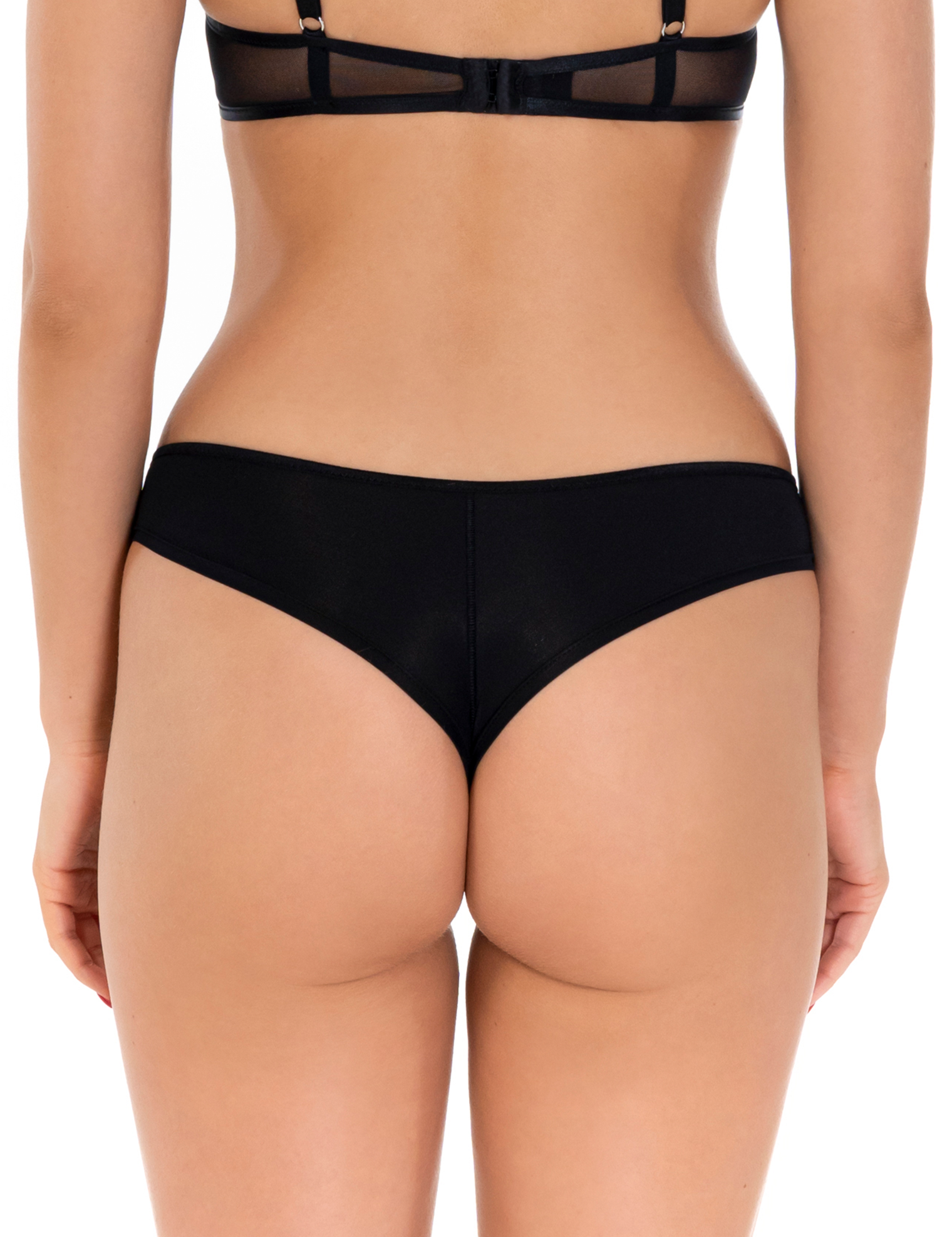 Lauma, Black Strind Panty, On Model Back, 11L60