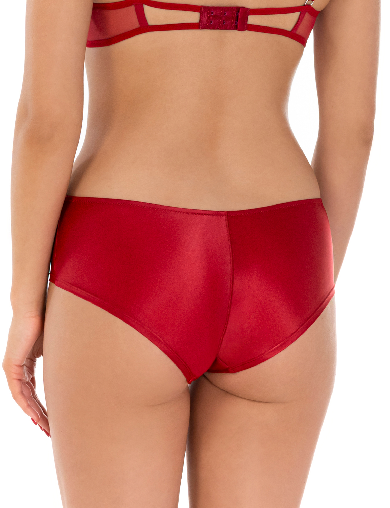 Lauma, Red Shorts Panty, On Model Back, 11L70