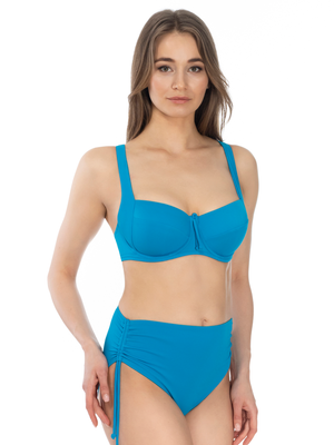 Lauma, Blue Bikini Top, On Model Front, 12J20