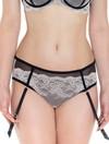 Intrigue Mid Waist Panty With Suspenders