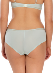 Lauma, Light Green Mid-waist Shorts Panty, On Model Back, 17L70