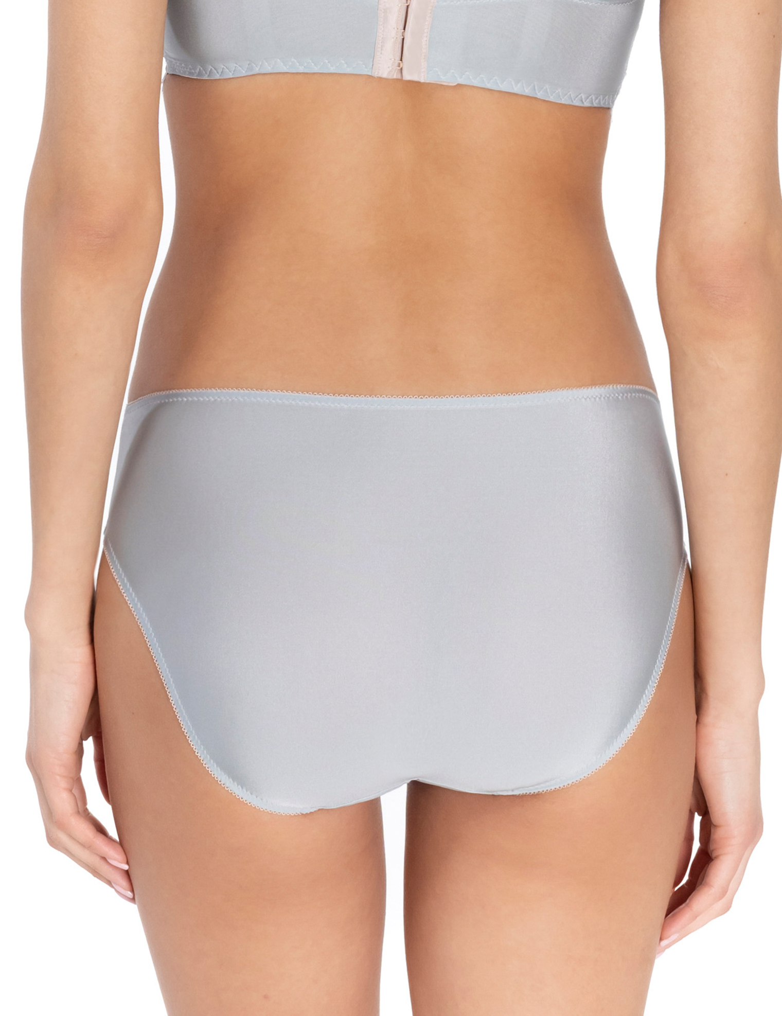 Lauma, Light Blue Mid Waist Panty, On Model Back, 22L52