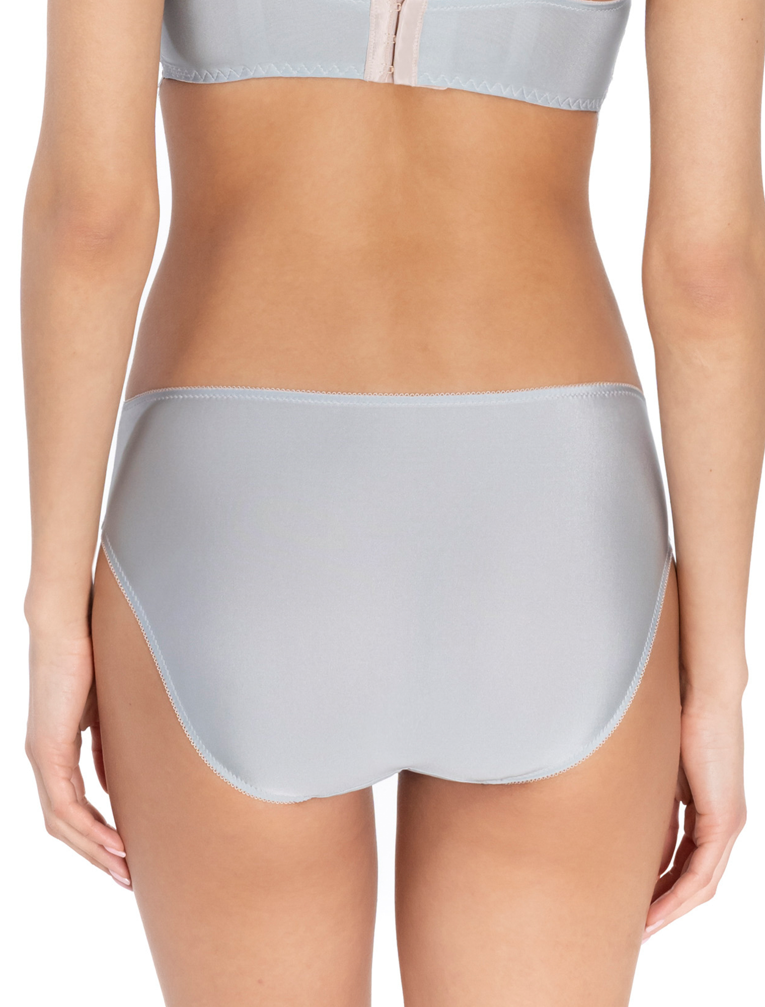 Lauma, Light Blue Mid Waist Panty, On Model Back, 22L52