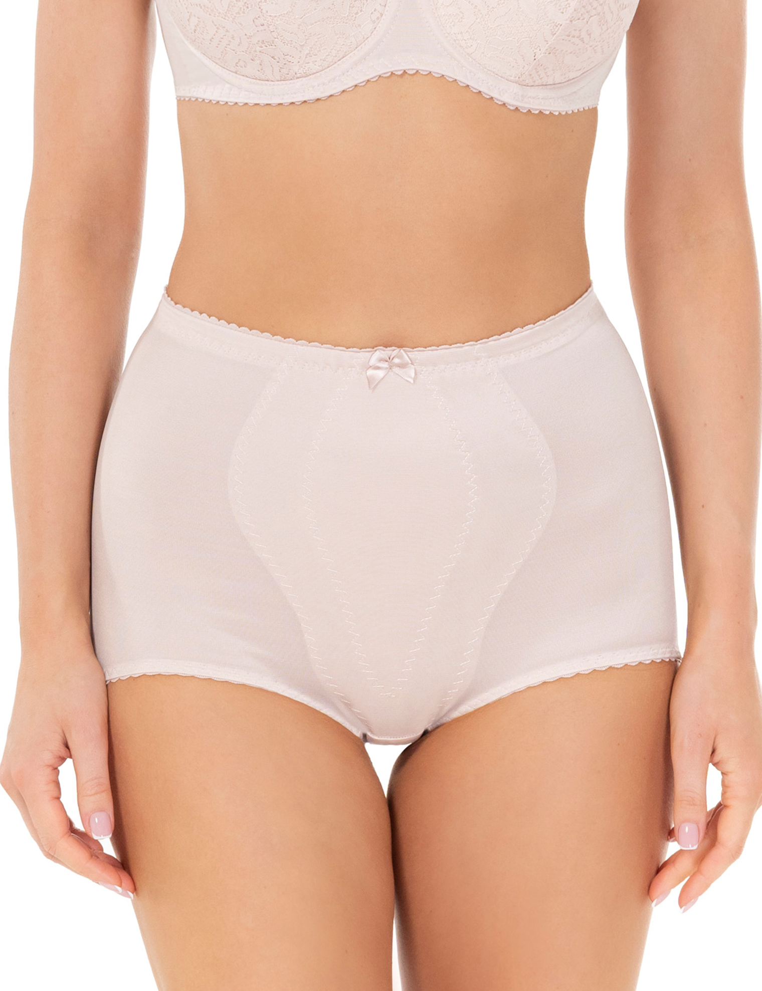 Lauma, Beige  Shapewear Panties, On Model Front, 24302