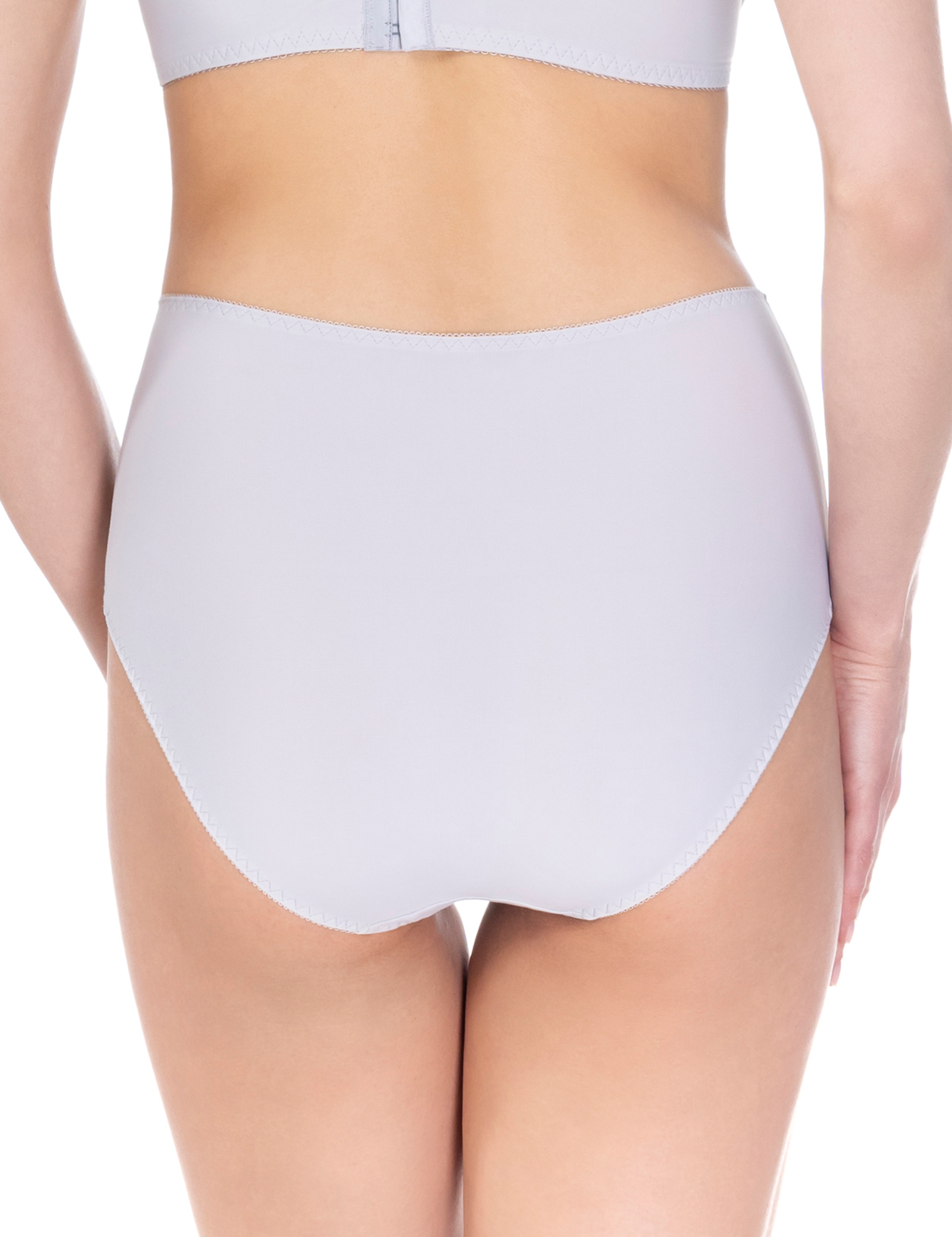 Lauma, Light Grey High Waist Panties, On Model Back, 37K51