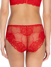 Lauma, Red Lace Panty, On Model Back, 38L50