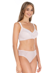 Lauma, Beige  Lace Lingerie Set, On Model Front, 43L22, 43L52