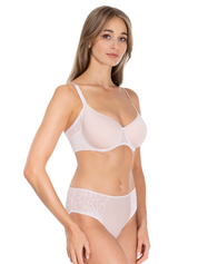 Lauma, Beige  Lace Lingrie Set, On Model Front, 43L30, 43L50