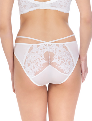 Lauma, Whisper White Mid Waist Panties, On Model Back, 44K50