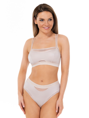 Lauma, Beige Lingerie Set, On Model, Front, 44L52, 44L26