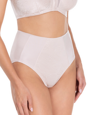 Lauma, Beige High Waist Panty, On Model Front, 44L51