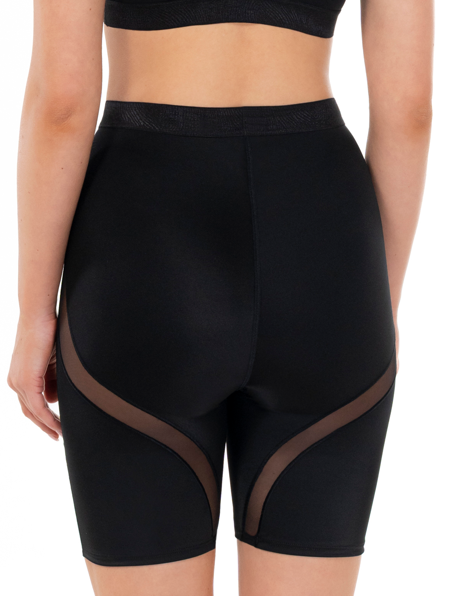 Lauma, Black Long Leg Panty, On Model Back, 44L55