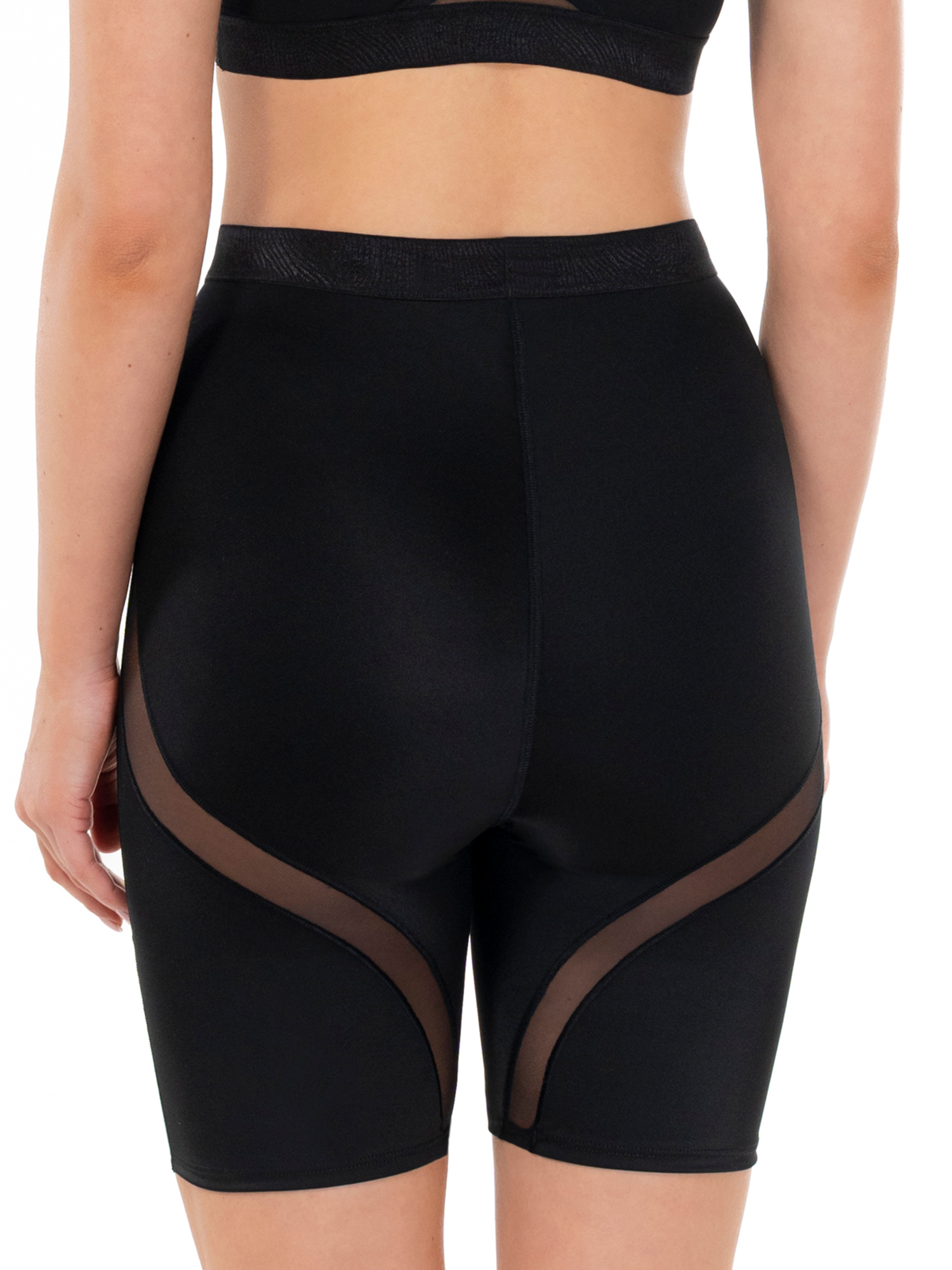Lauma, Black Long Leg Panty, On Model Back, 44L55
