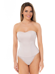 Lauma, Beige Corset , On Model, Front, 44L85