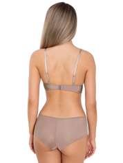 Lauma Lingerie, Beige, Lingerie Set, With Lace, On Model Back, 48L22, 48L70