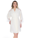 Lauma, Ivory Dressing Gown, On Model Front, 53K98